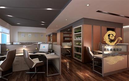 青岛企业总部办公室设计~古典与现代的冲撞