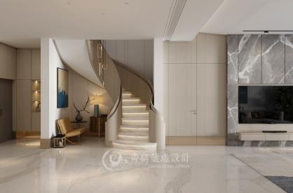 极简轻奢红岛湾别墅设计
