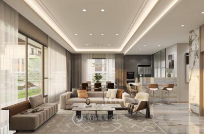 轻奢现代别墅悦湖兰庭设计