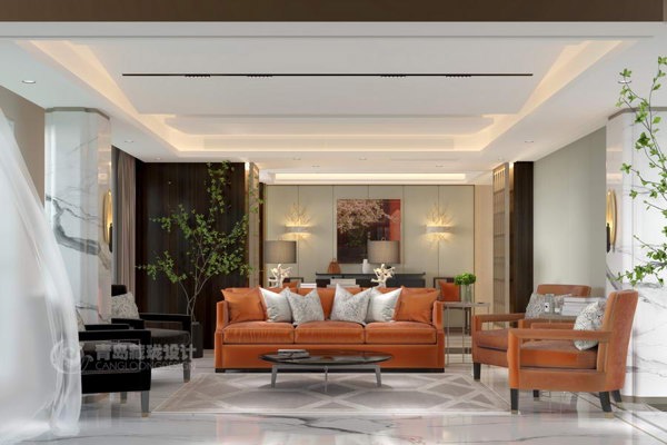 青岛绅园别墅中式风格设计